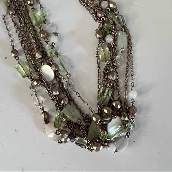 Lia Sophia Terrace Necklace genuine mother of pearl - Picture 2 of 3